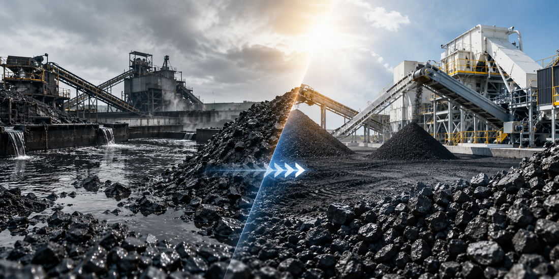 Wet Coal Washing vs. Dry Beneficiation