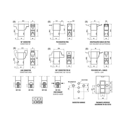 Dimensions of FIM 10 mm Solenoid Valve - Model 3:2 ISO Compliant | India Distributor