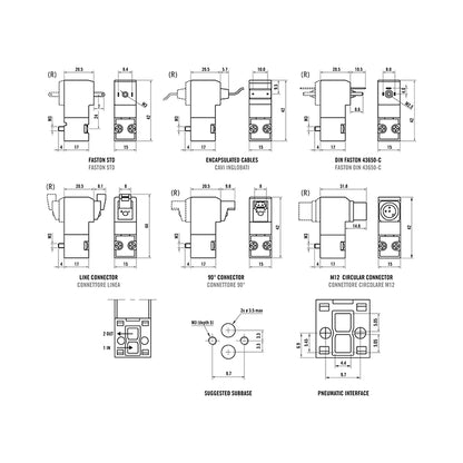 FIM 15 mm Solenoid Valve - Model 2:2 PRP | Dimensions | India Distributor